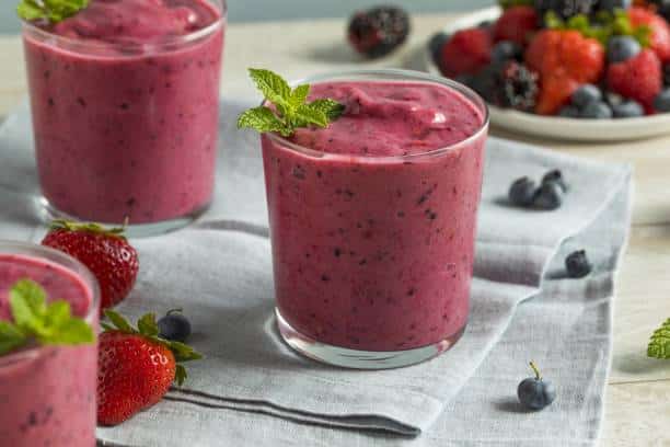 smoothie fruit rouge recette
